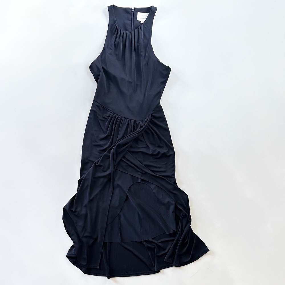 Cinq à Sept Lezlie Midi Dress in Navy - Picture 6 of 15